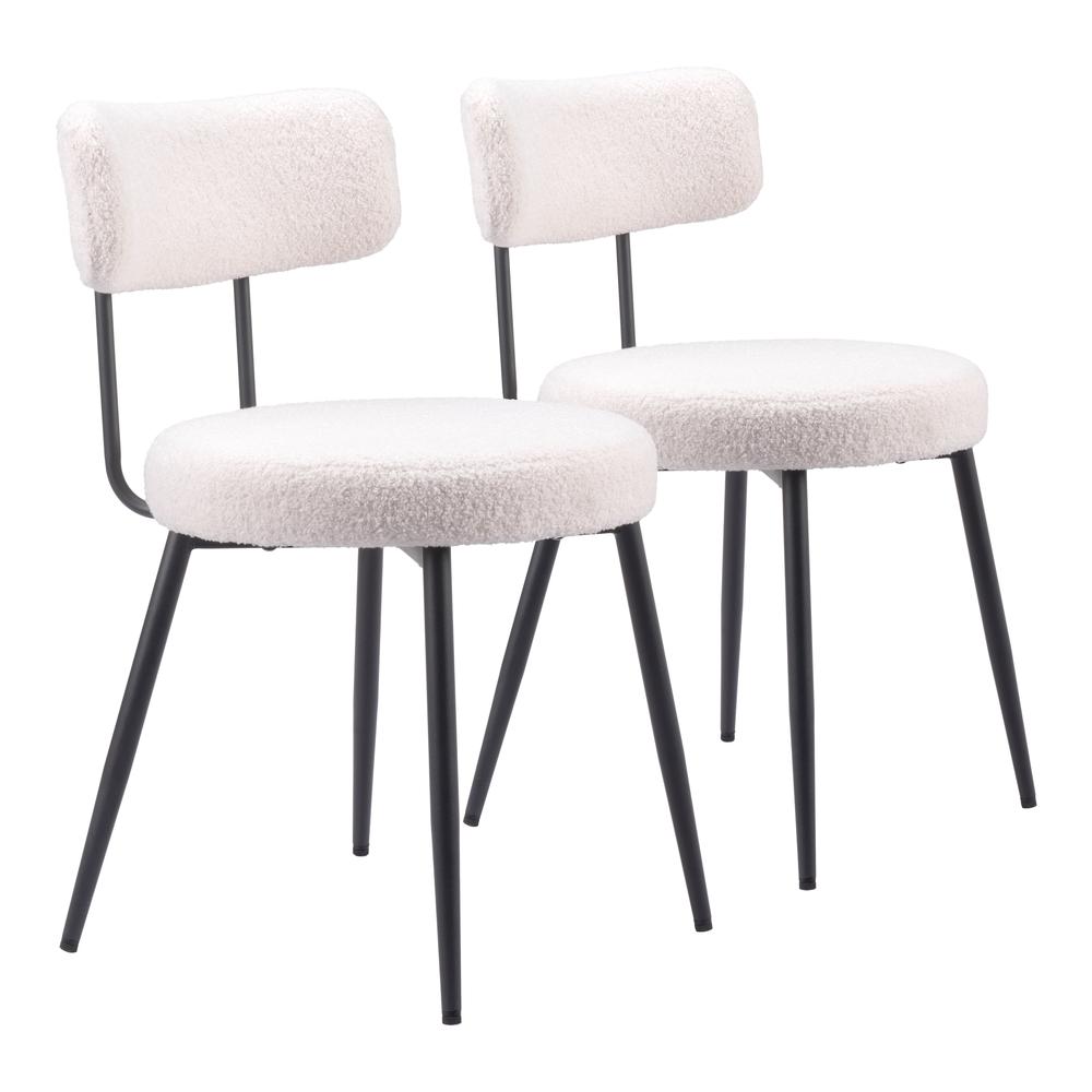 Blanca Dining Chair (Set of 2) Ivory. Picture 10