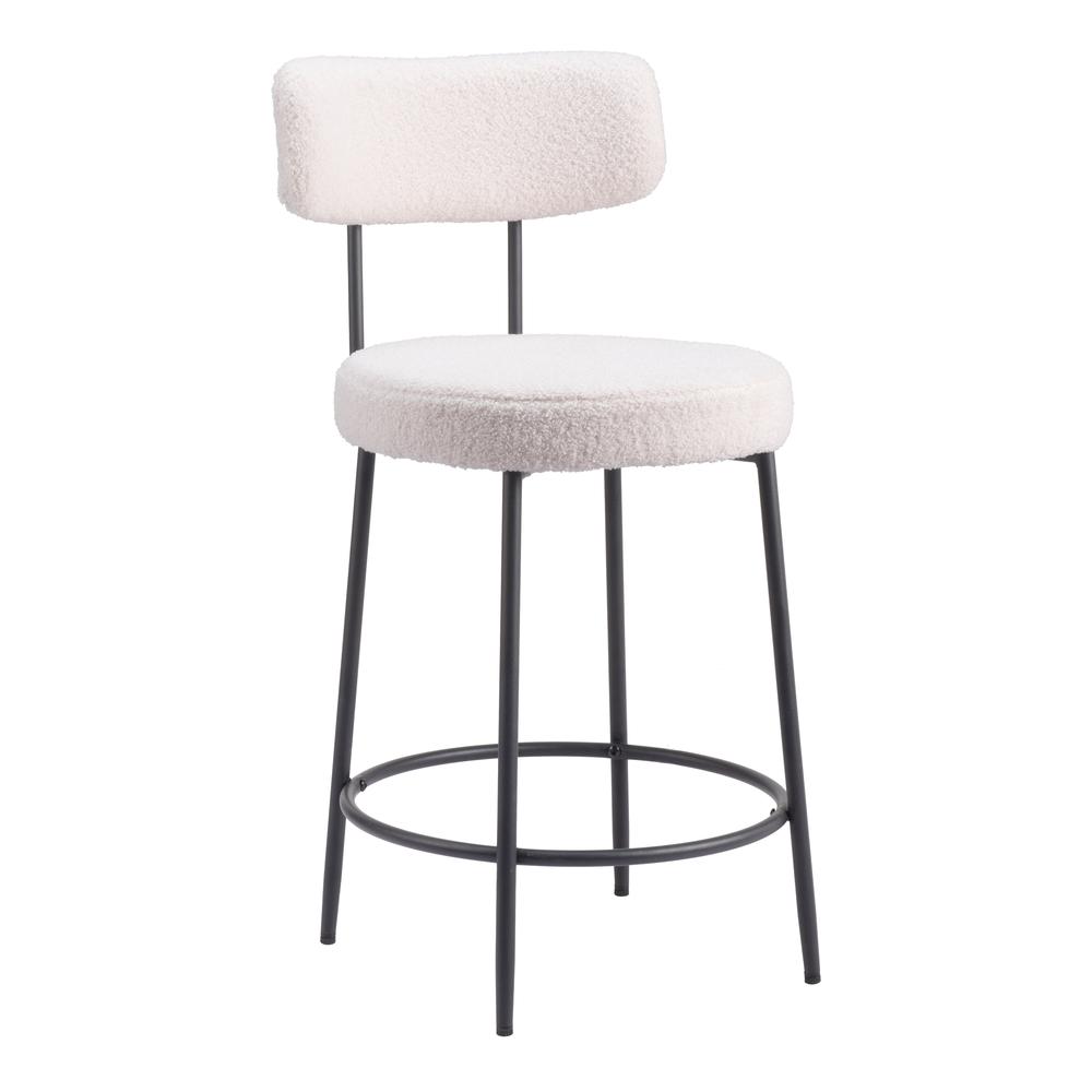 Blanca Counter Stool (Set of 2) Ivory. Picture 1