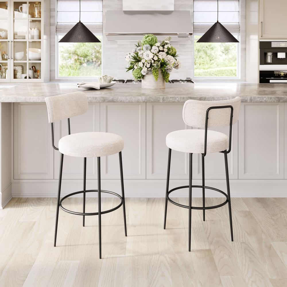 Blanca Barstool (Set of 2) Ivory. Picture 9