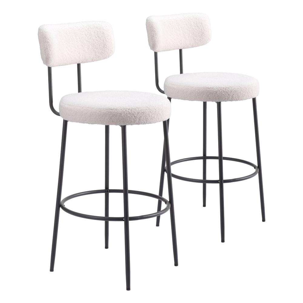 Blanca Barstool (Set of 2) Ivory. Picture 7