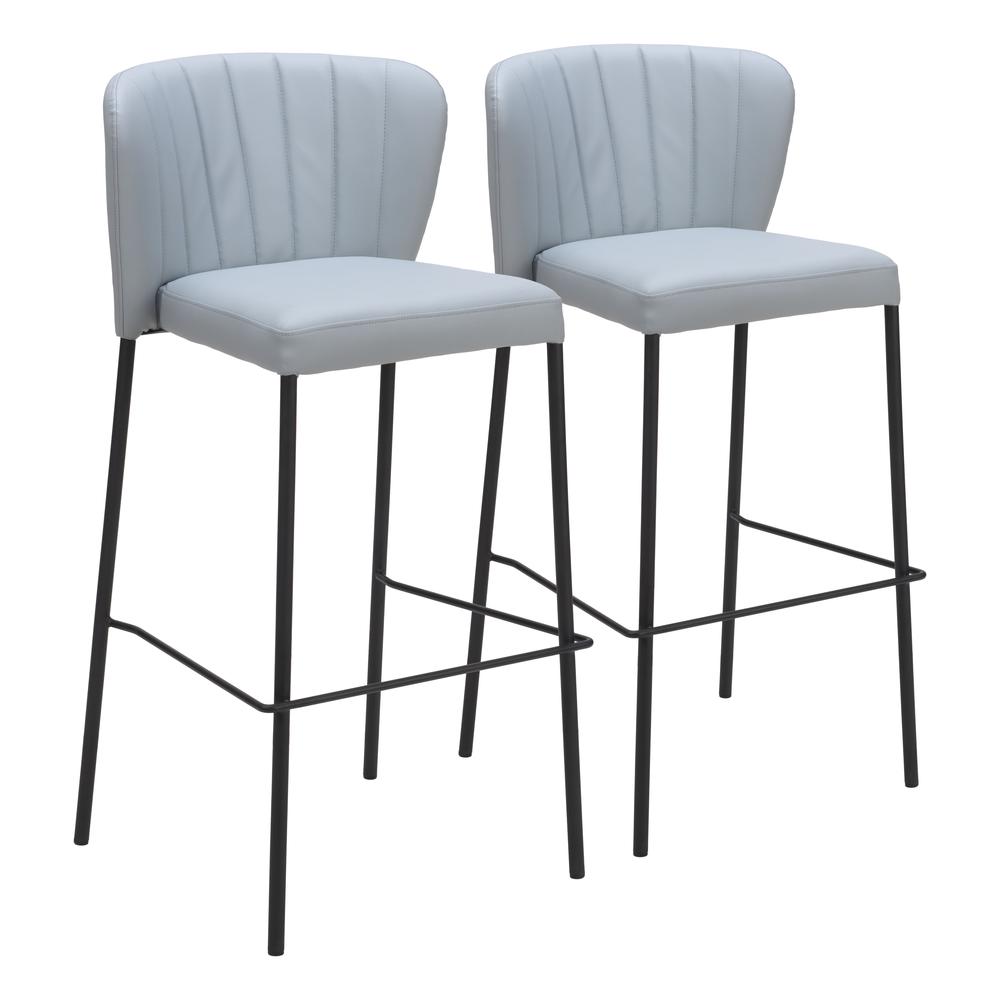 Linz Barstool (Set of 2) Gray. Picture 3