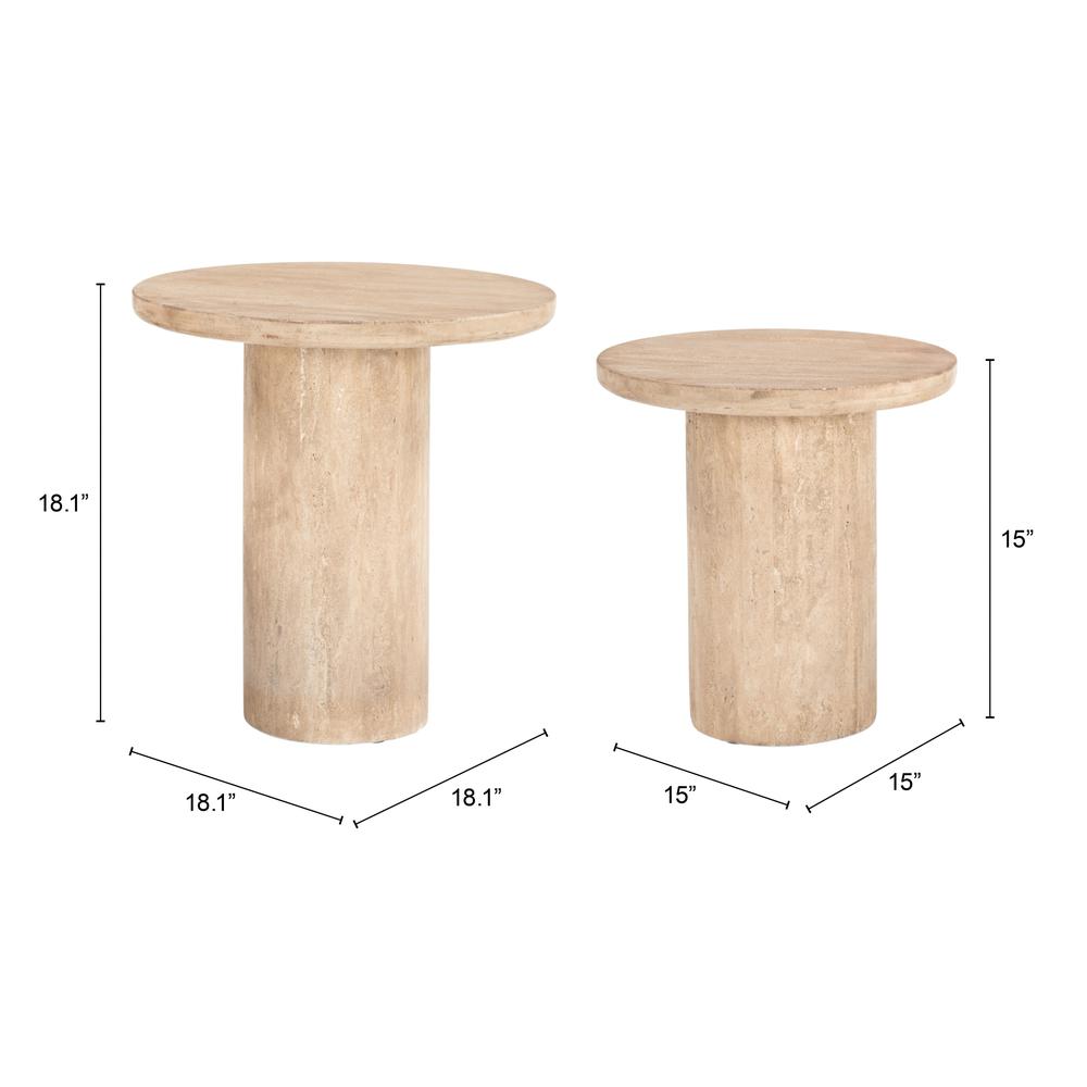 Fenith Accent Table Set (2-Piece) Natural. Picture 3