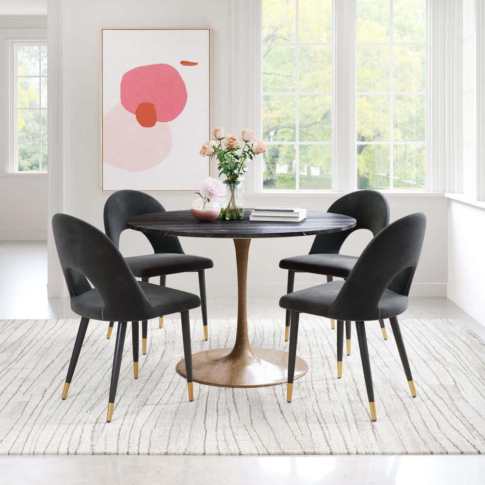 Menlo Dining Chair (Set of 2) Black. Picture 9