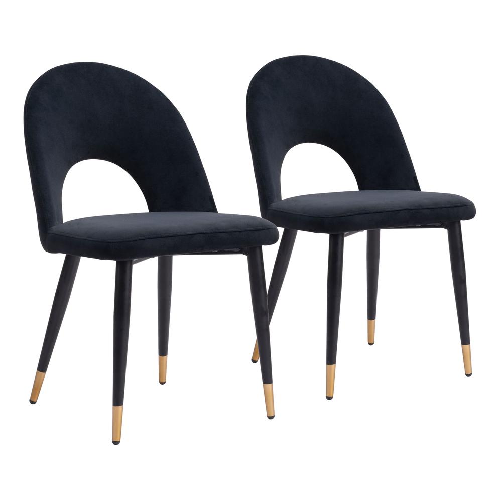 Menlo Dining Chair (Set of 2) Black. Picture 5