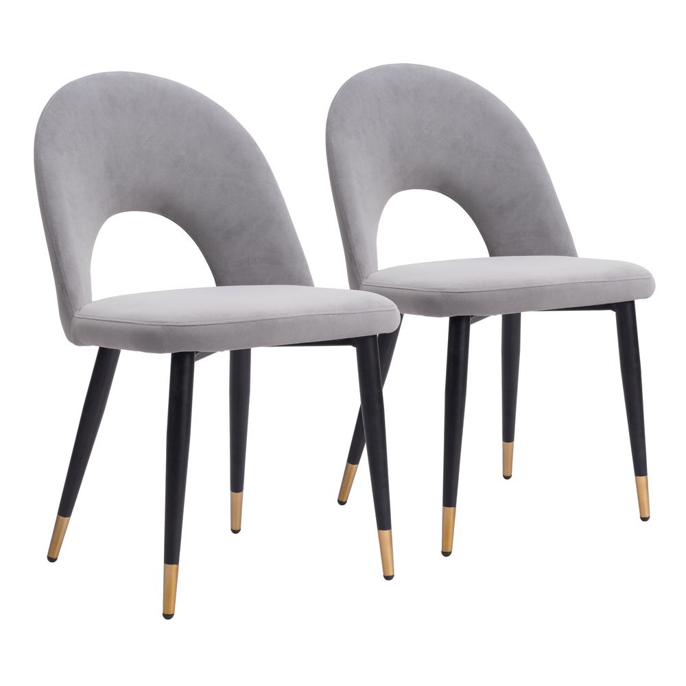 Menlo Dining Chair (Set of 2) Gray. Picture 5
