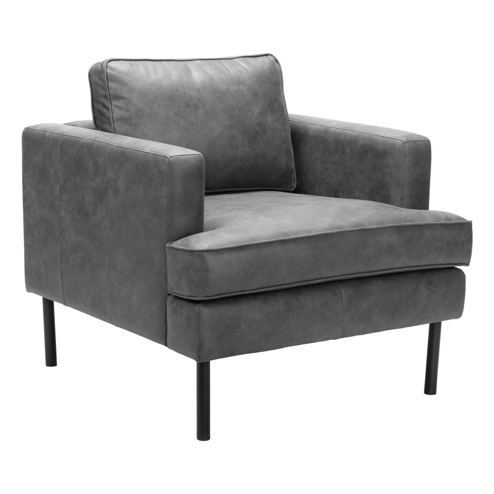 Decade Armchair Vintage Gray. Picture 1