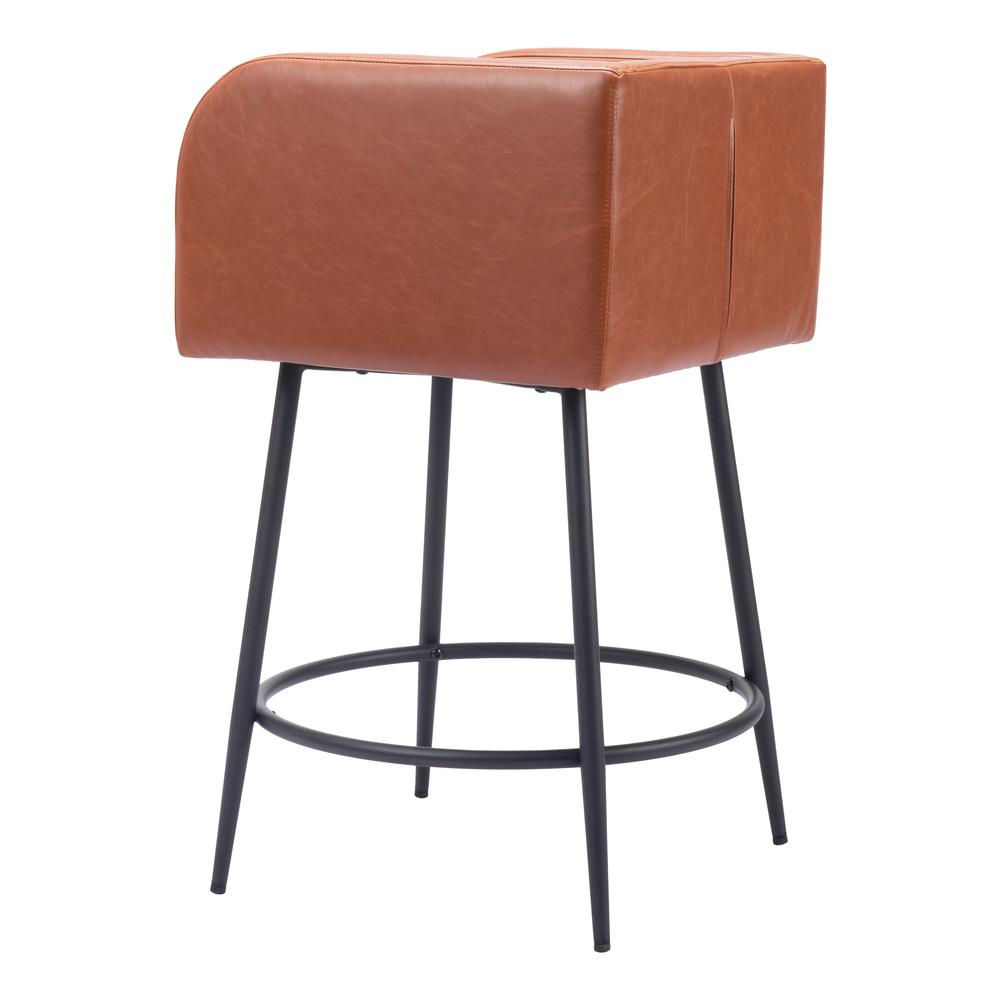 Horbat Counter Stool (Set of 2) Brown. Picture 4