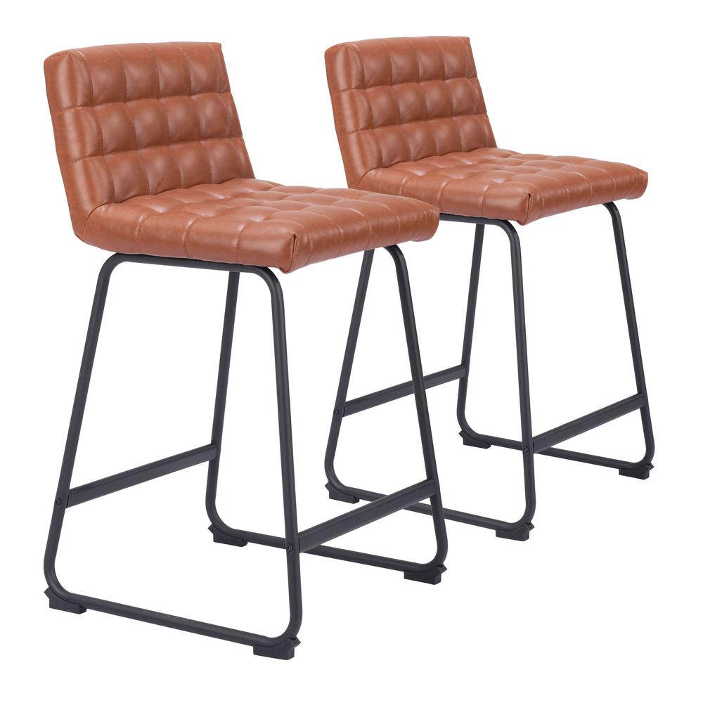 Pago Counter Stool (Set of 2) Brown. Picture 9