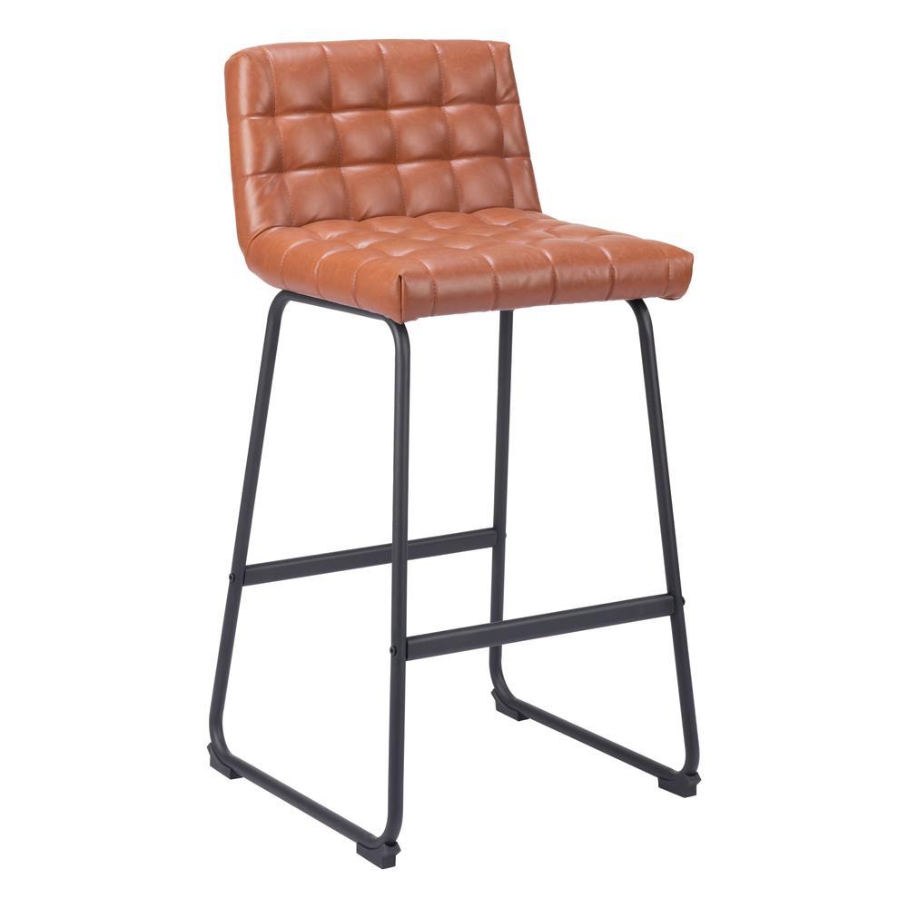 Pago Barstool (Set of 2) Brown. Picture 1