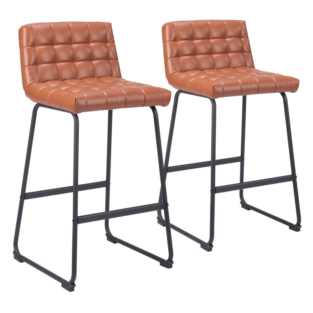 Pago Barstool (Set of 2) Brown. Picture 9