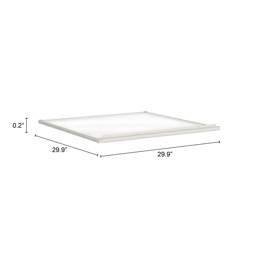 Zuo Adjustable Shelf Light Gray. Picture 3