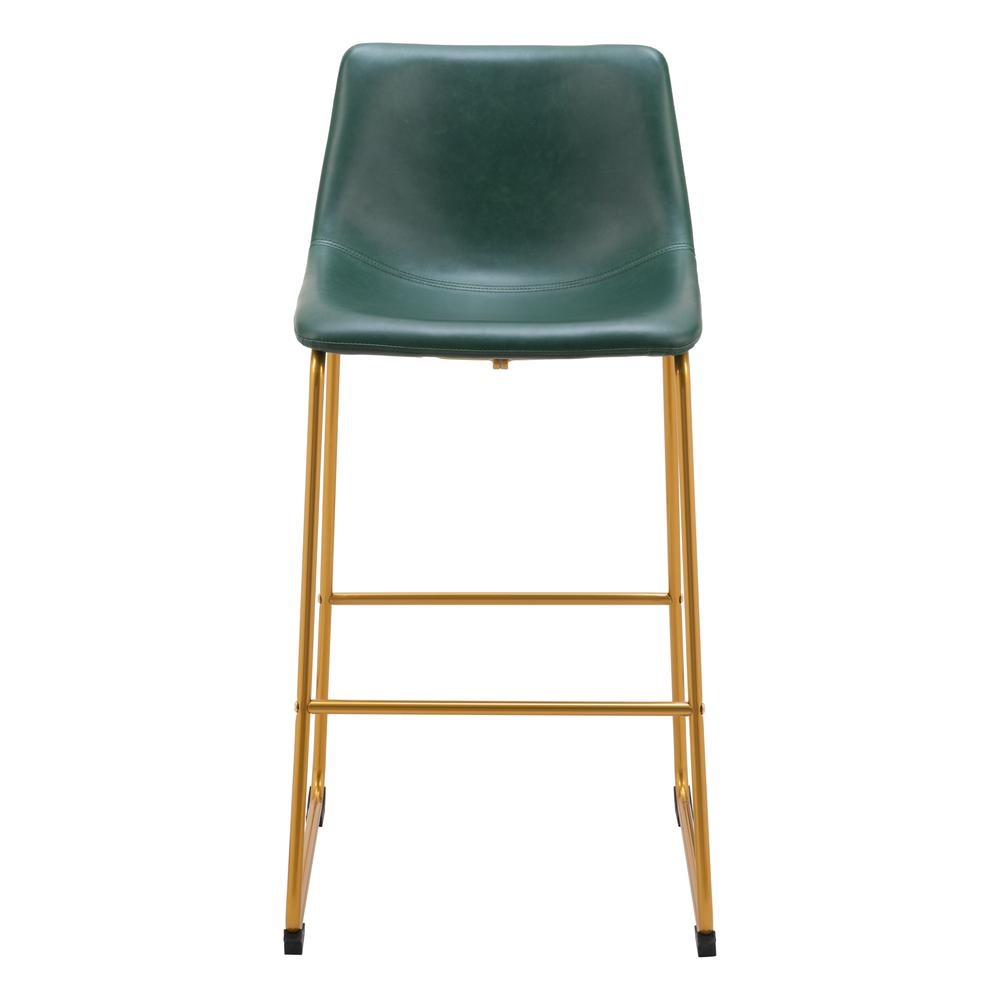 Augusta Barstool (Set of 2) Green & Gold. Picture 8