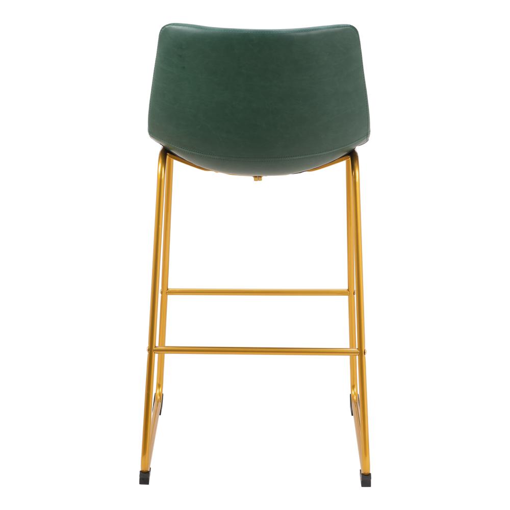 Augusta Barstool (Set of 2) Green & Gold. Picture 10