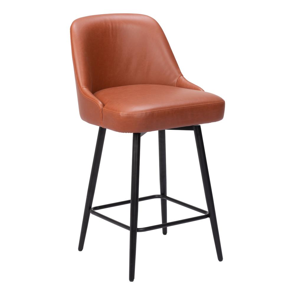 Keppel Swivel Counter Stool Brown. Picture 6