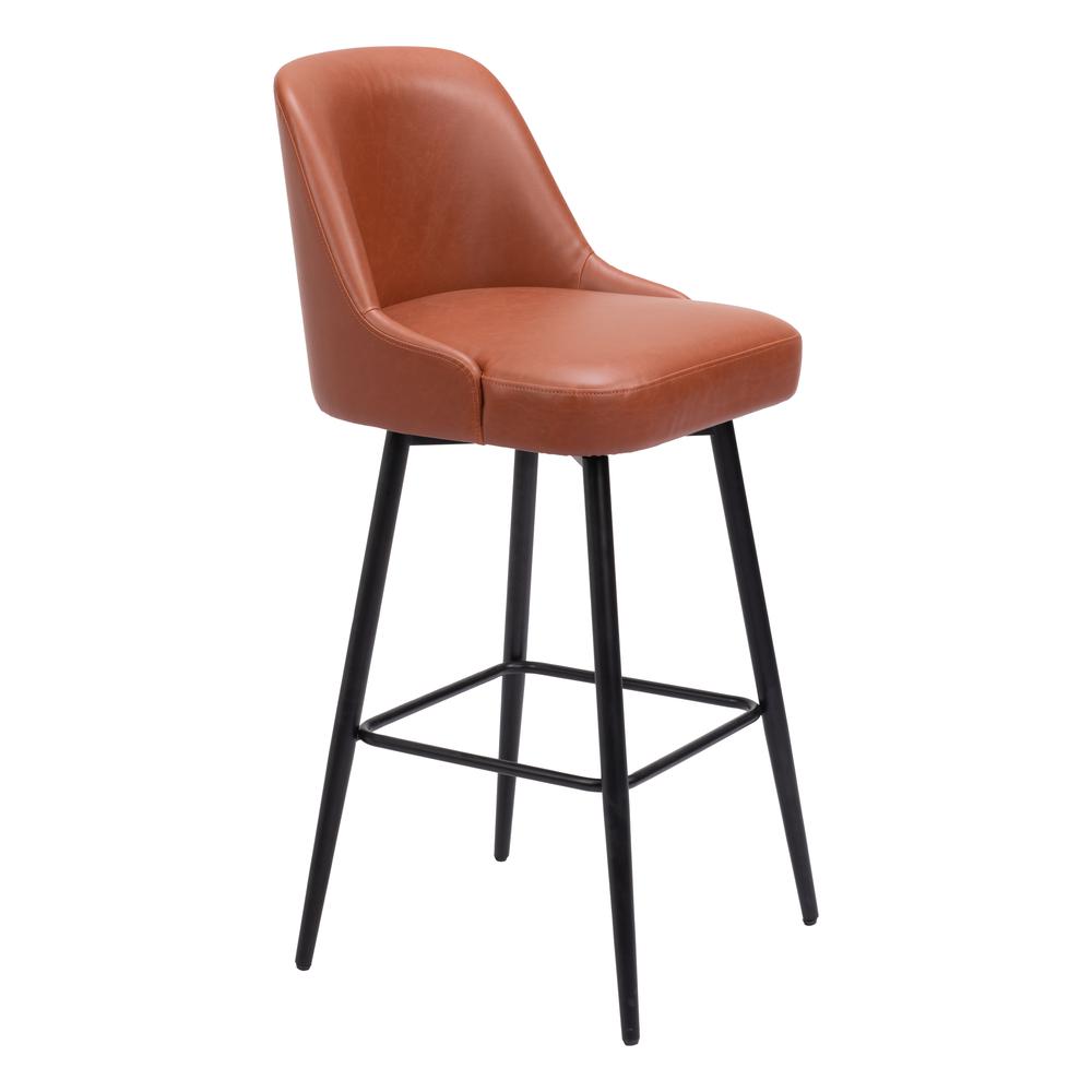 Keppel Swivel Barstool Brown. Picture 9