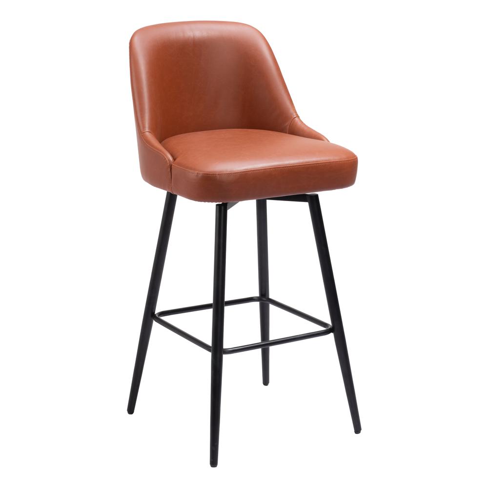 Keppel Swivel Barstool Brown. Picture 2