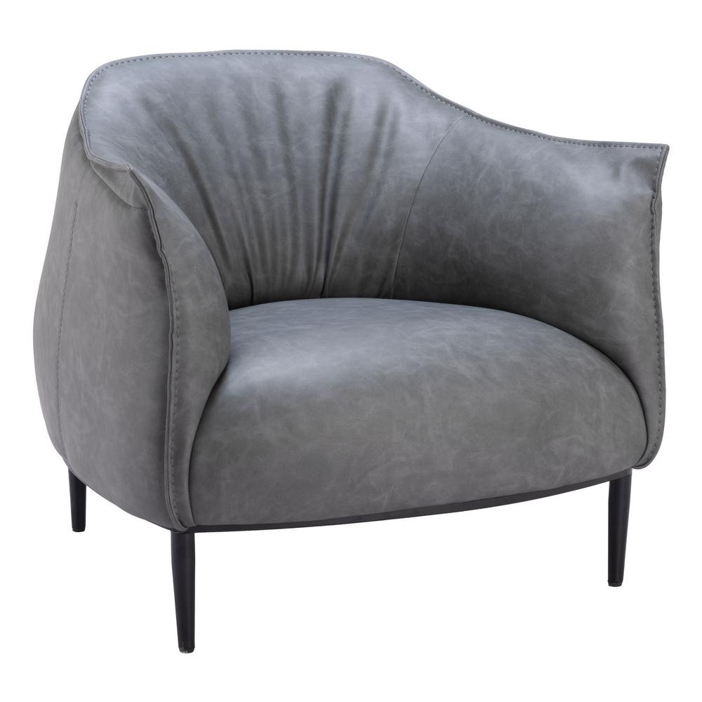Julian Accent Chair Gray. Picture 4