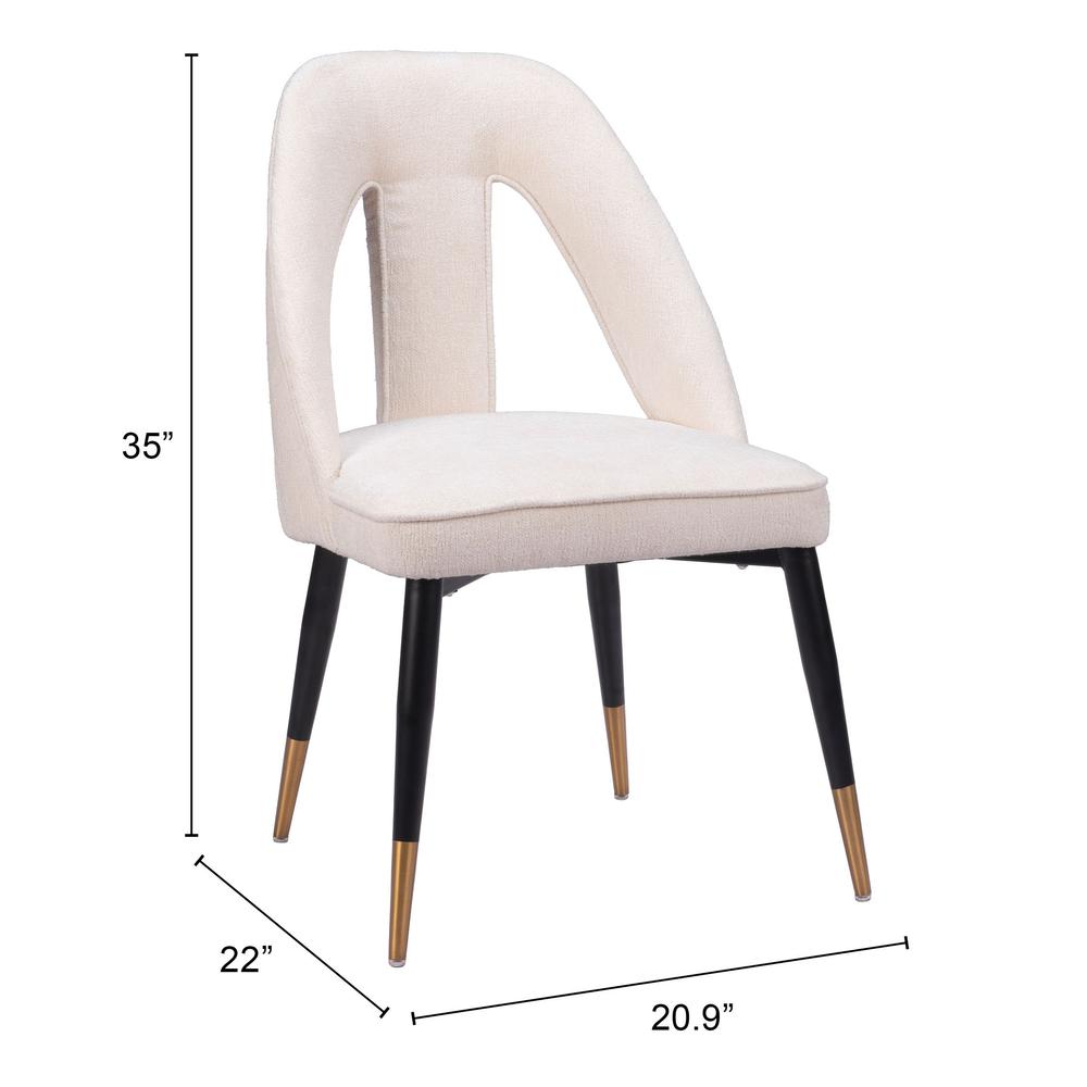 Artus Dining Chair Ivory. Picture 6