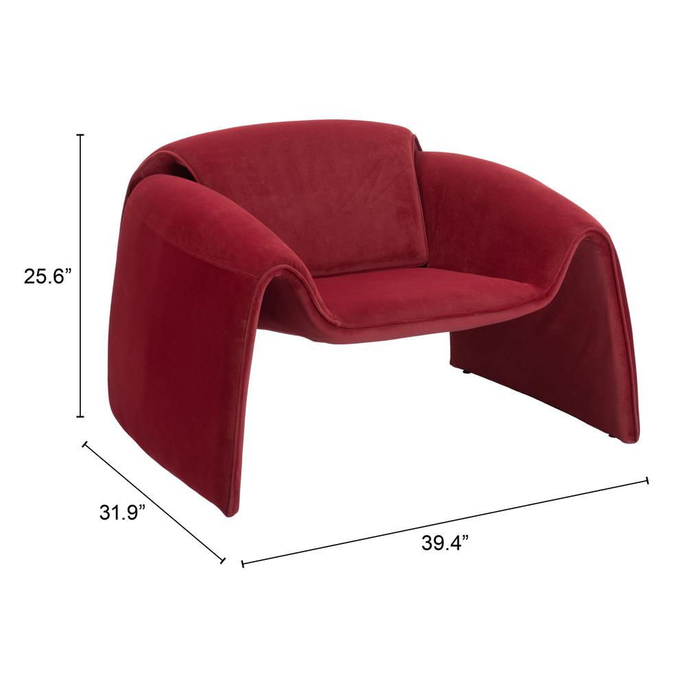 Horten Accent Chair Red. Picture 5