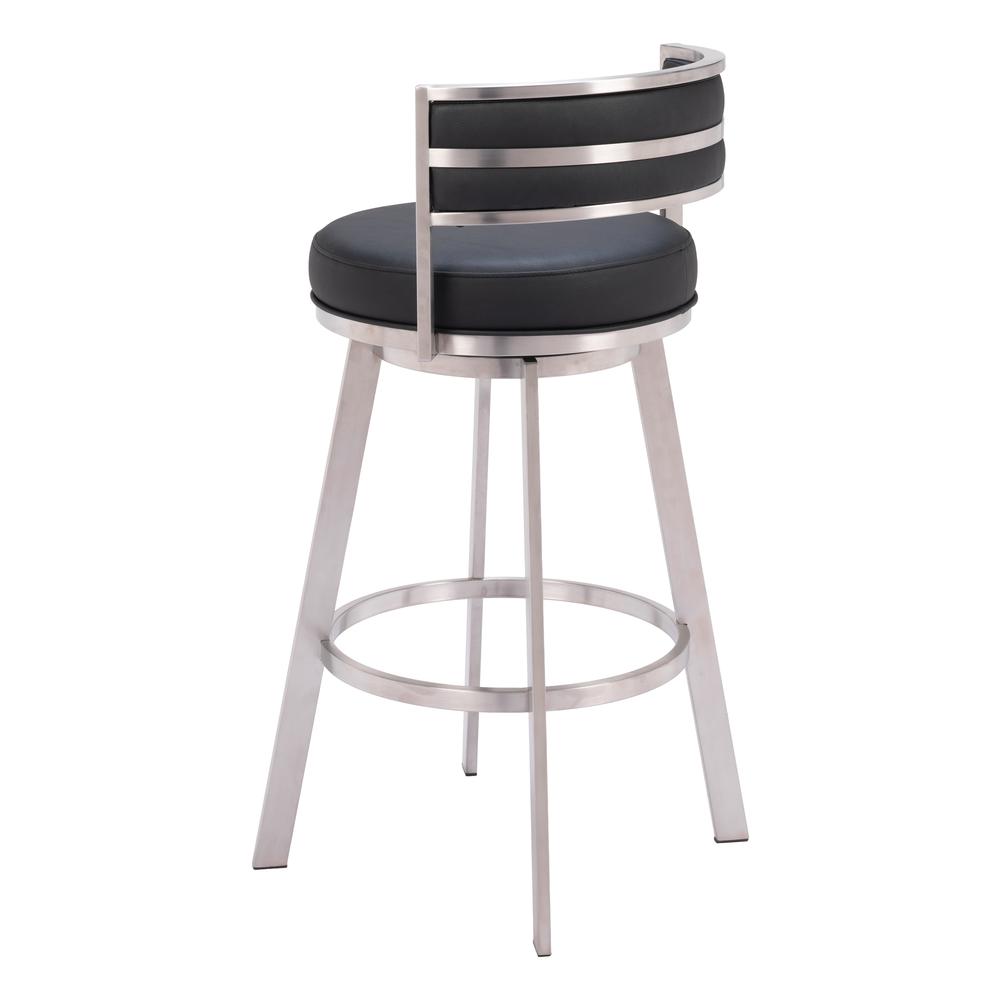 Gimsby Swivel Barstool Black. Picture 1