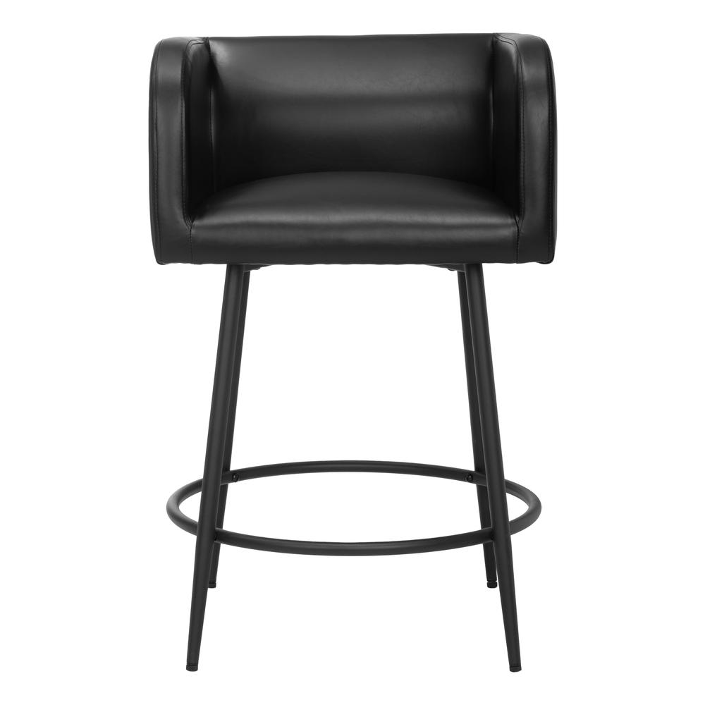 Horbat Counter Stool (Set of 2) Black. Picture 3