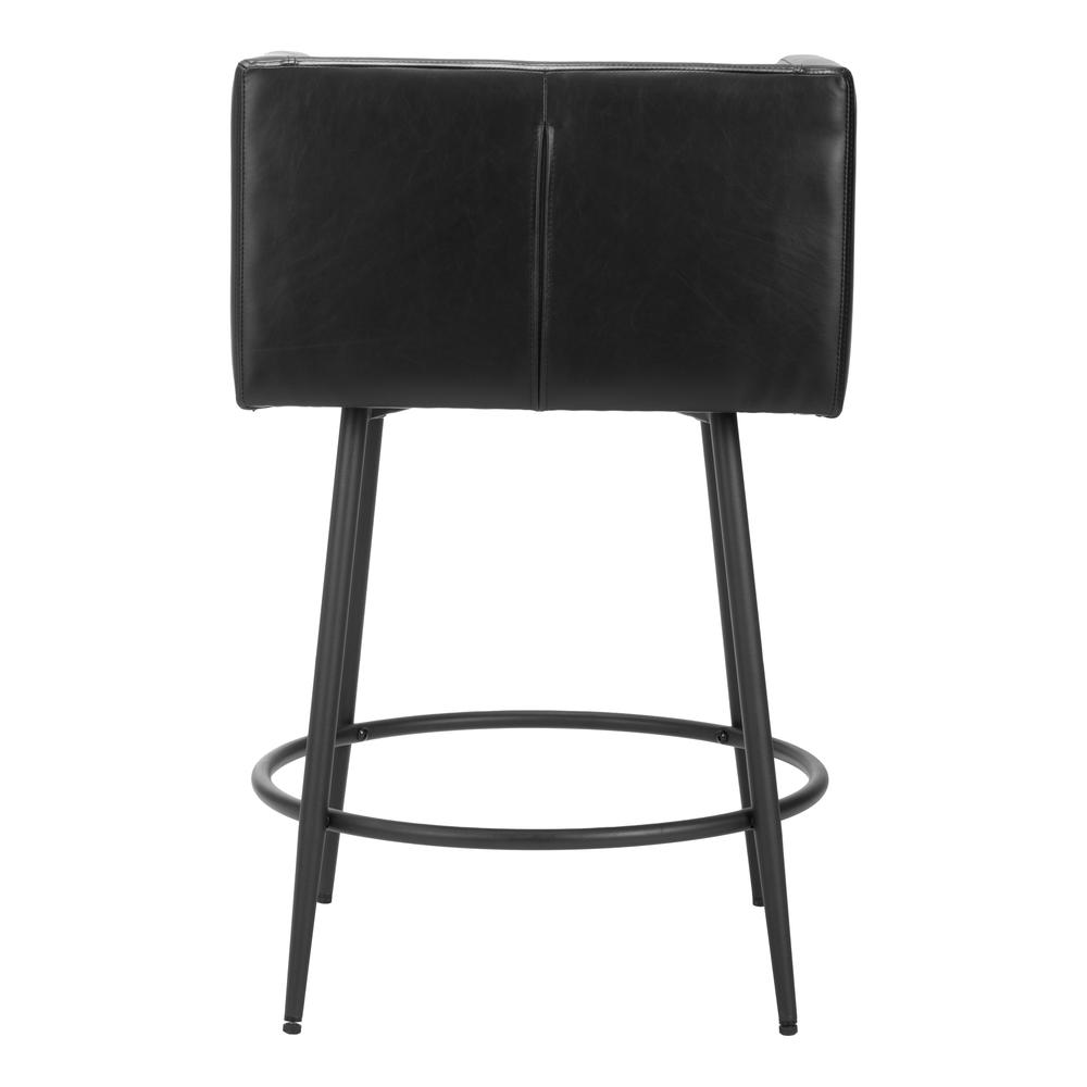 Horbat Counter Stool (Set of 2) Black. Picture 4