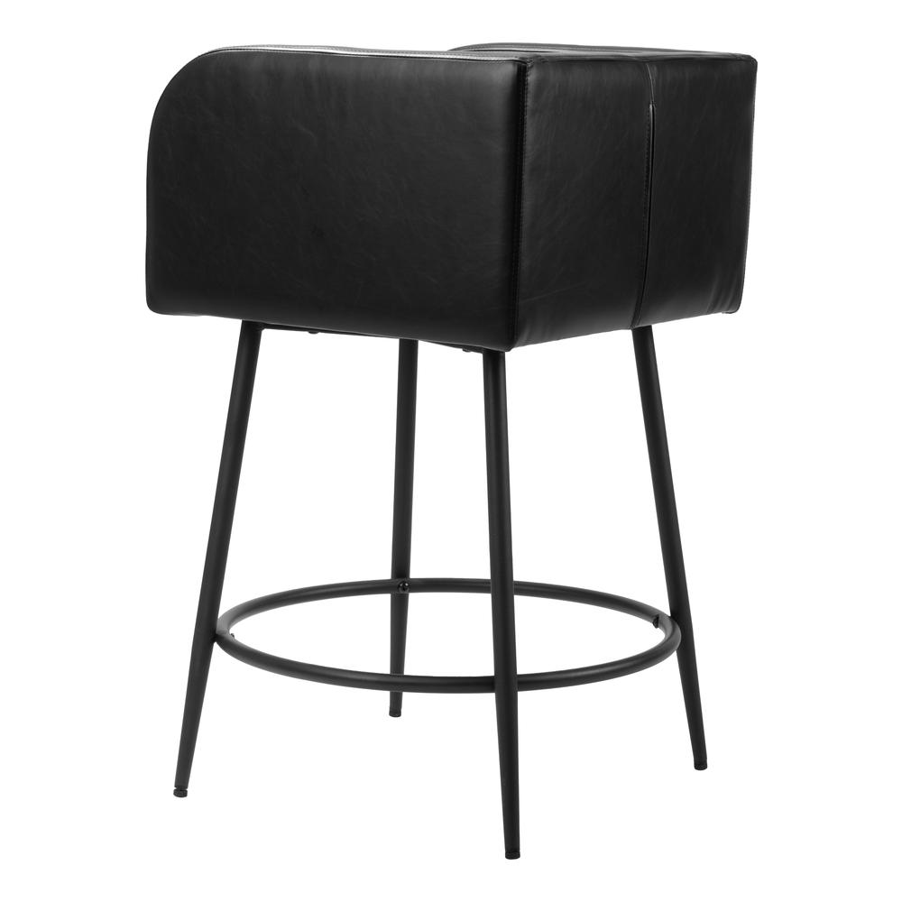 Horbat Counter Stool (Set of 2) Black. Picture 6