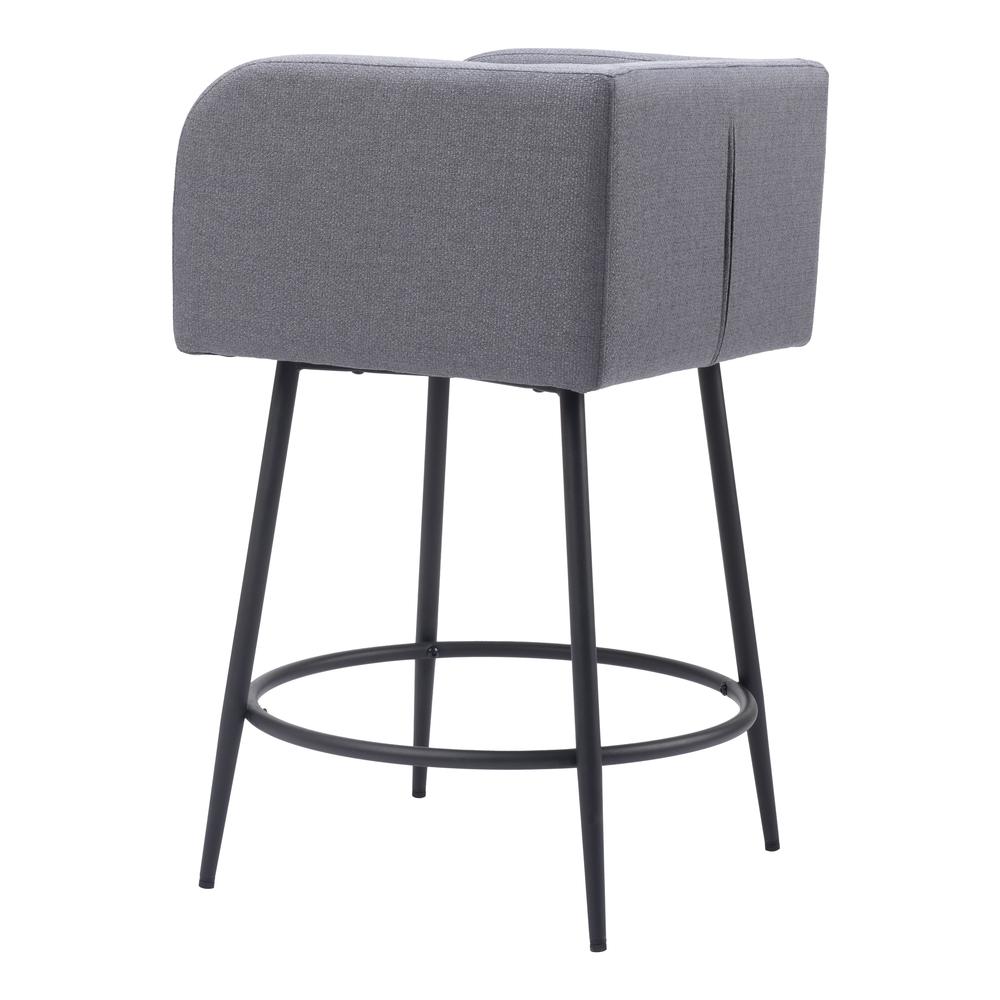 Horbat Counter Stool (Set of 2) Gray. Picture 6