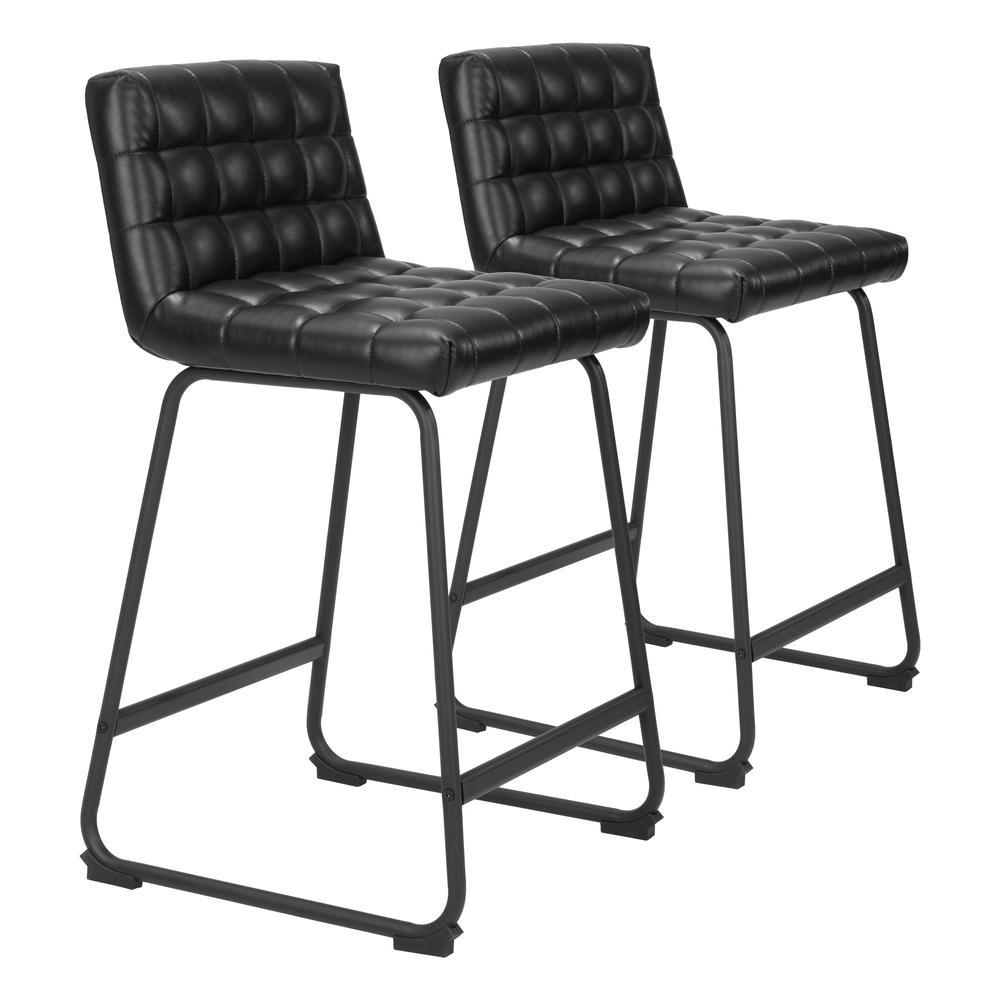 Pago Counter Stool (Set of 2) Black. Picture 3