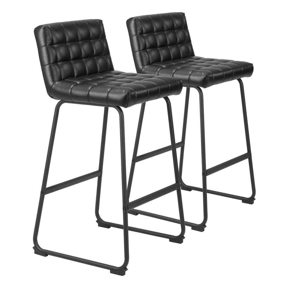Pago Barstool (Set of 2) Black. Picture 8