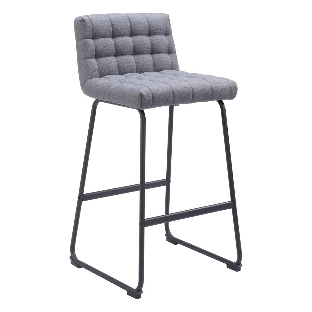 Pago Barstool (Set of 2) Gray. Picture 1