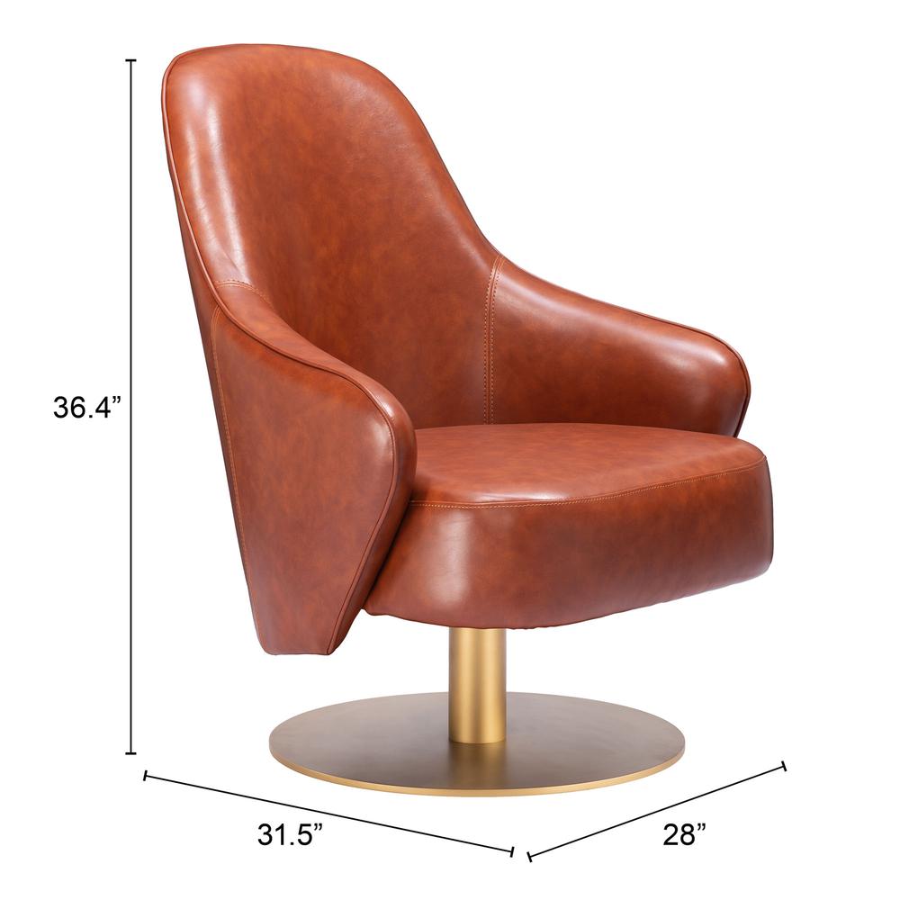 Withby Accent Chair Brown. Picture 8
