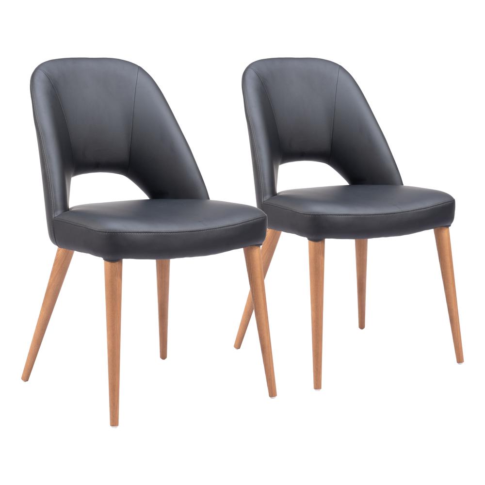 Leith Dining Chair (Set of 2) Black. Picture 9