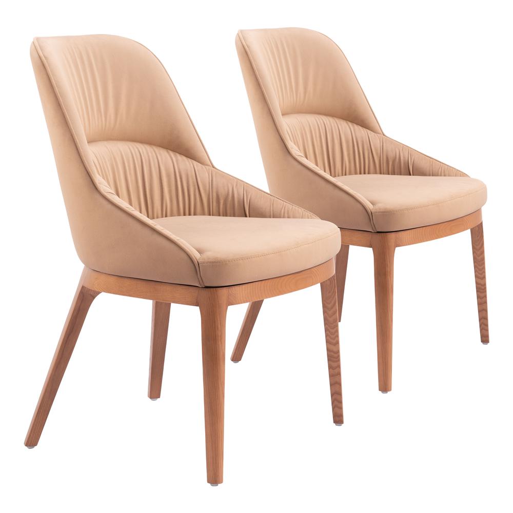 Ayr Dining Chair (Set of 2) Tan. Picture 4