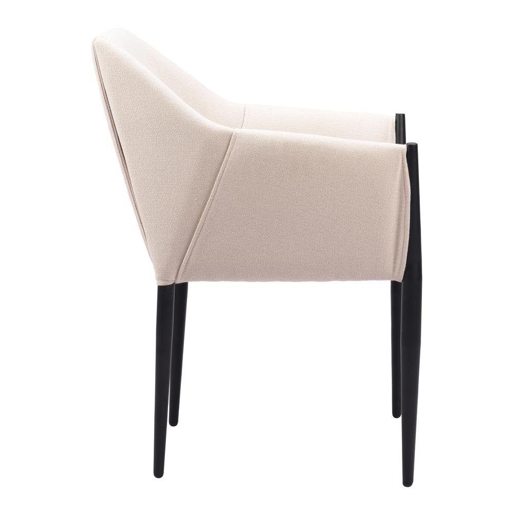 Andover Dining Chair (Set of 2) Beige. Picture 4
