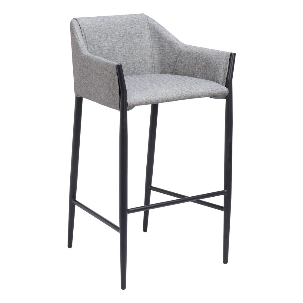 Andover Barstool Slate Gray. Picture 1