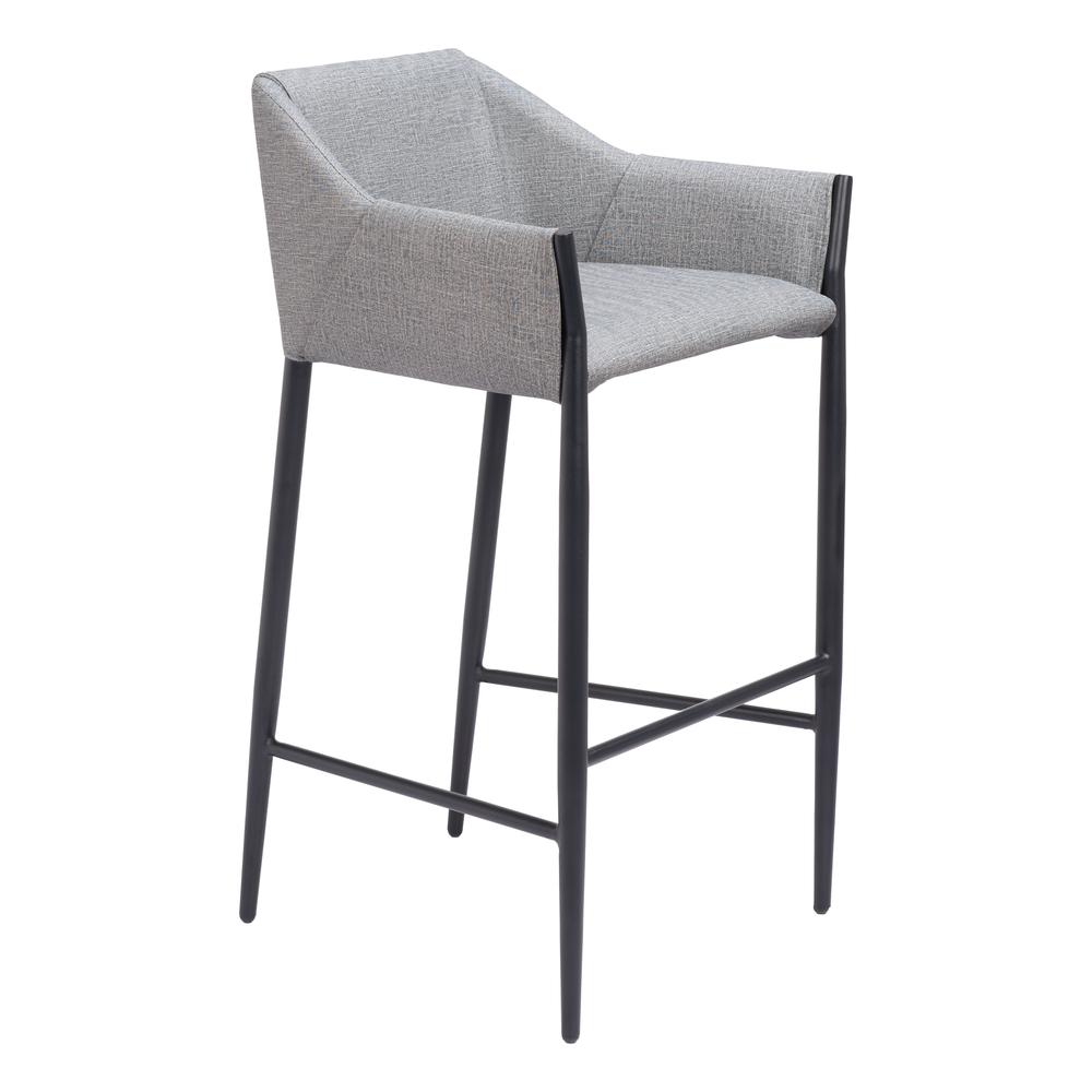 Andover Barstool Slate Gray. Picture 3