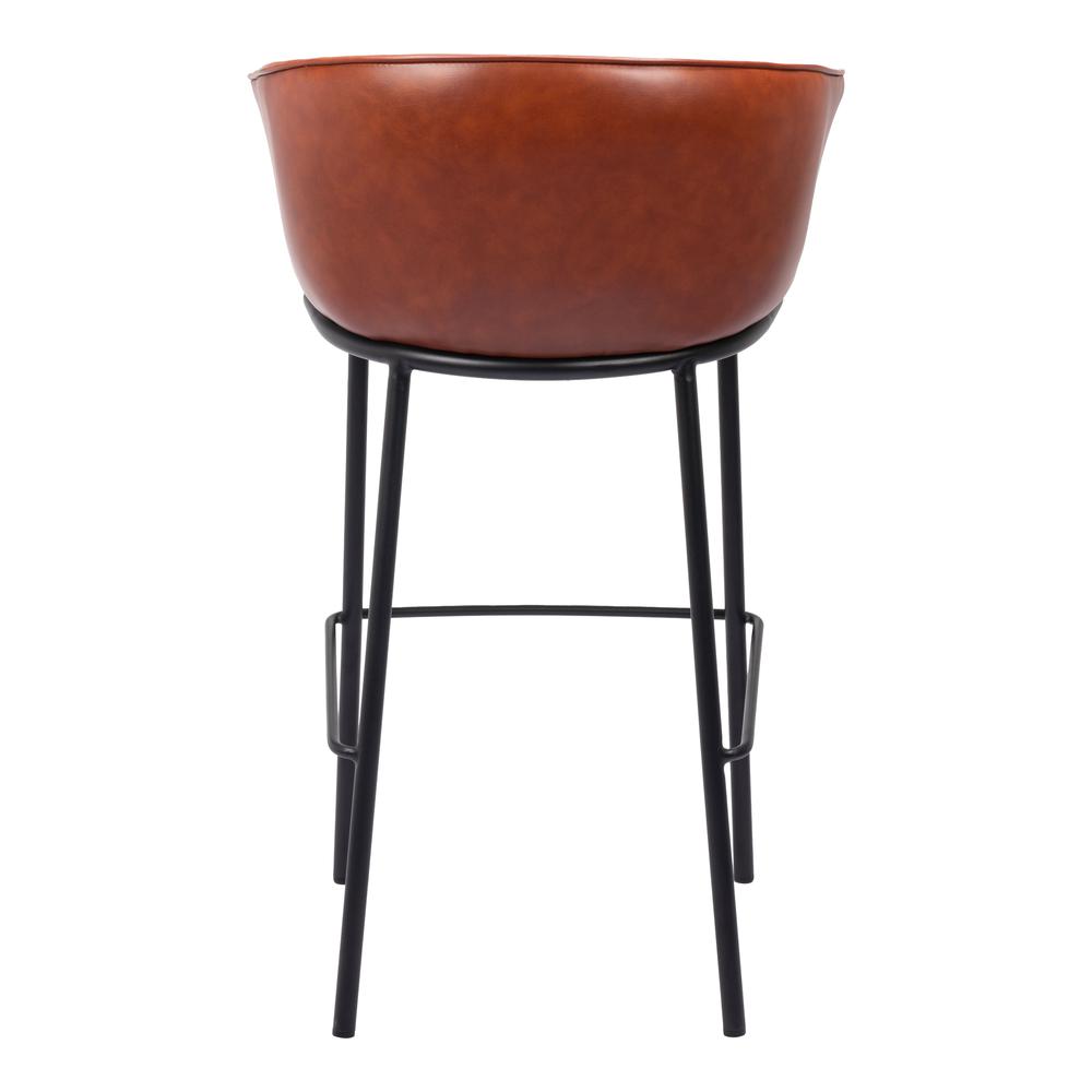 Garston Barstool Brown. Picture 3