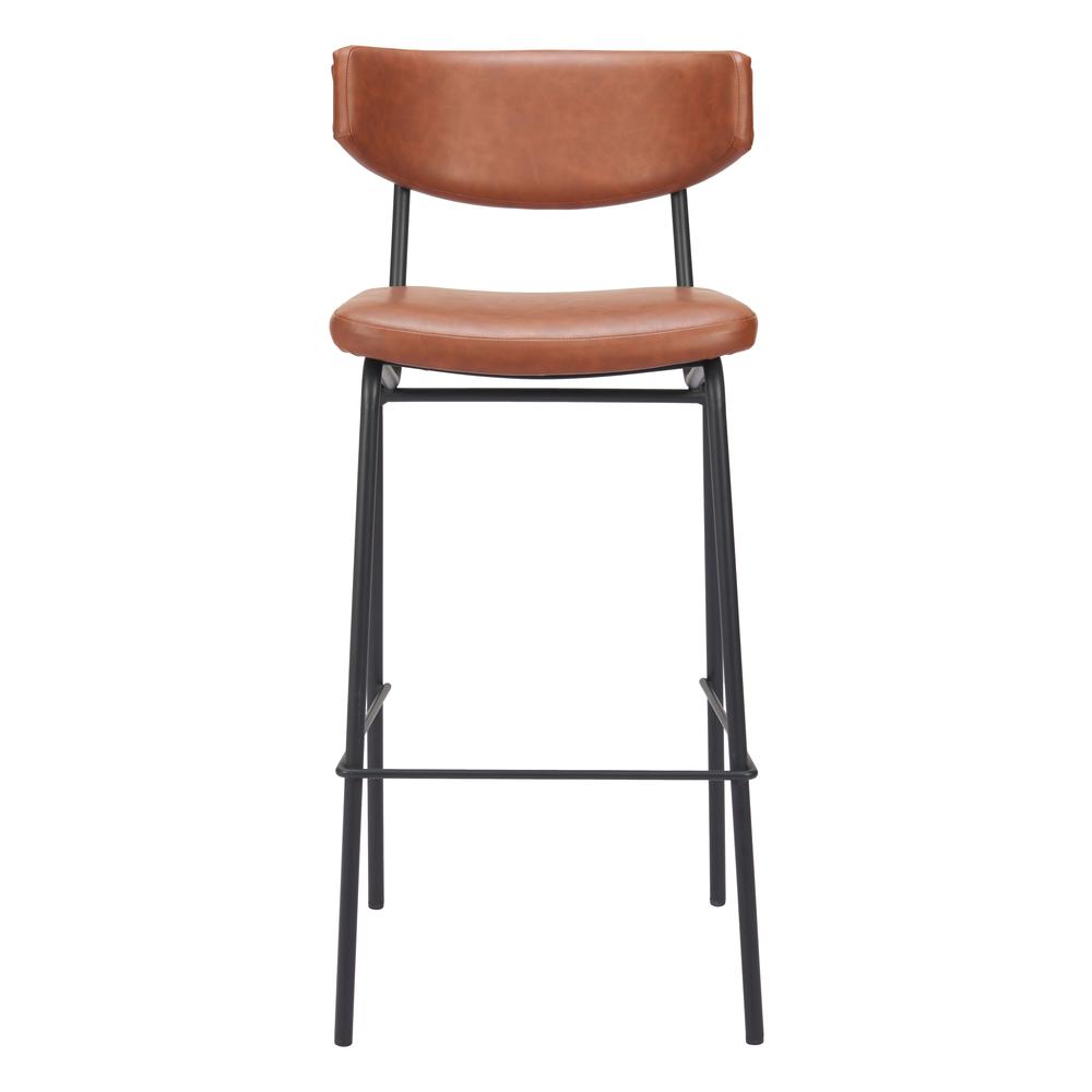 Charon Barstool (Set of 2) Vintage Brown. Picture 1
