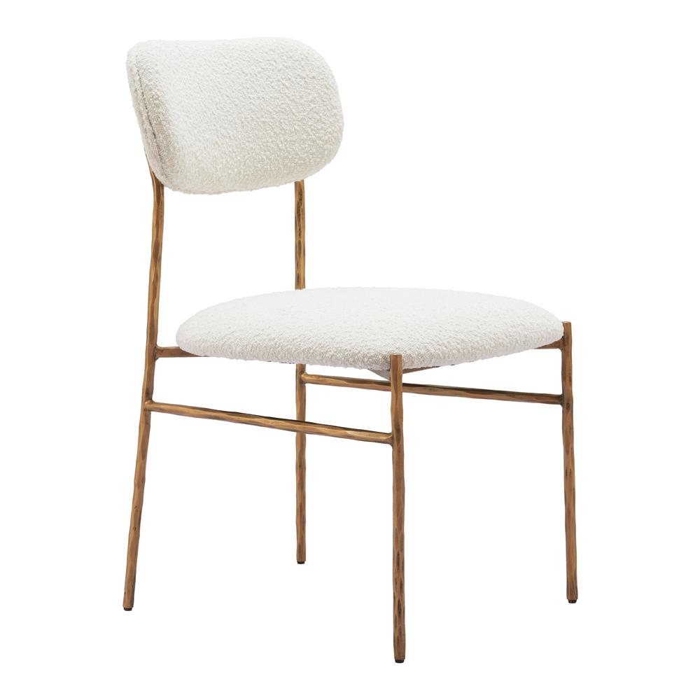 Sydhavnen Dining Chair Cream & Gold. Picture 2