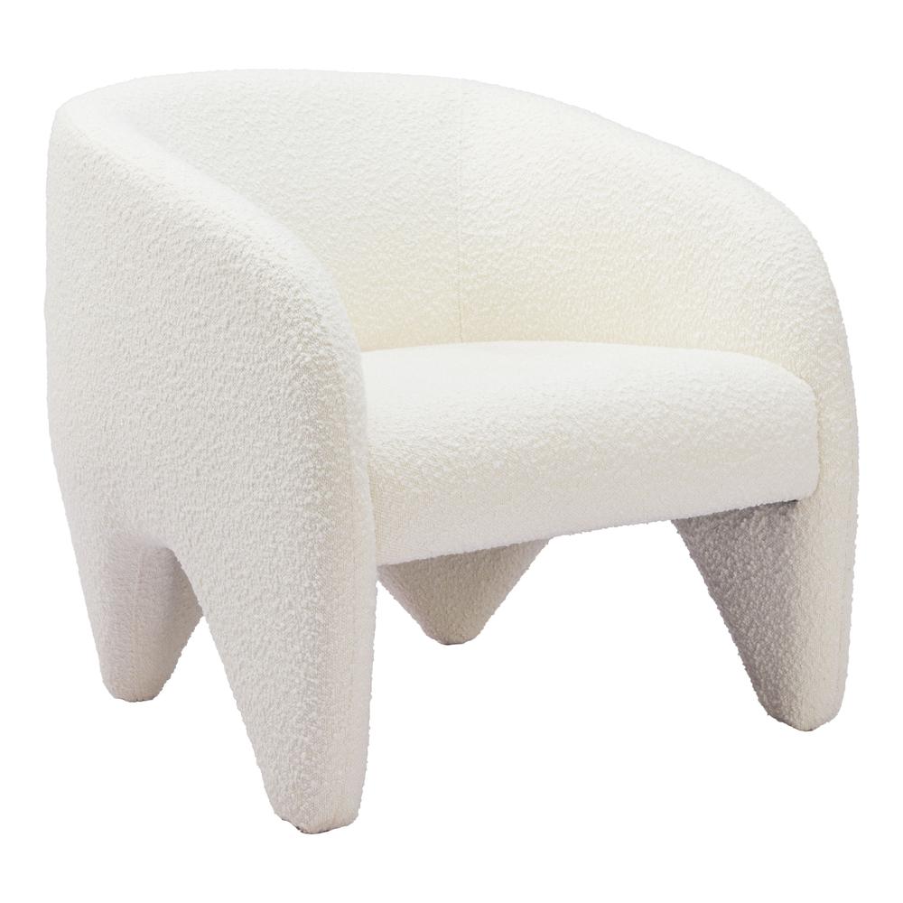 Lopta Accent Chair White. Picture 1