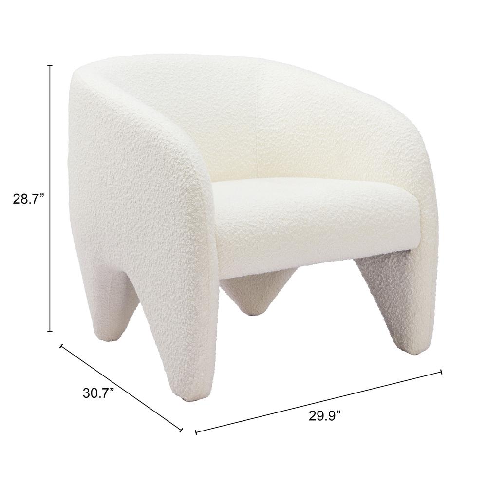 Lopta Accent Chair White. Picture 2