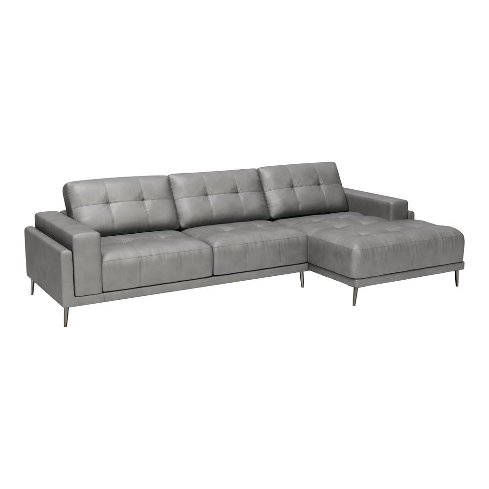 Bliss RAF Chaise Sectional Gray. Picture 3