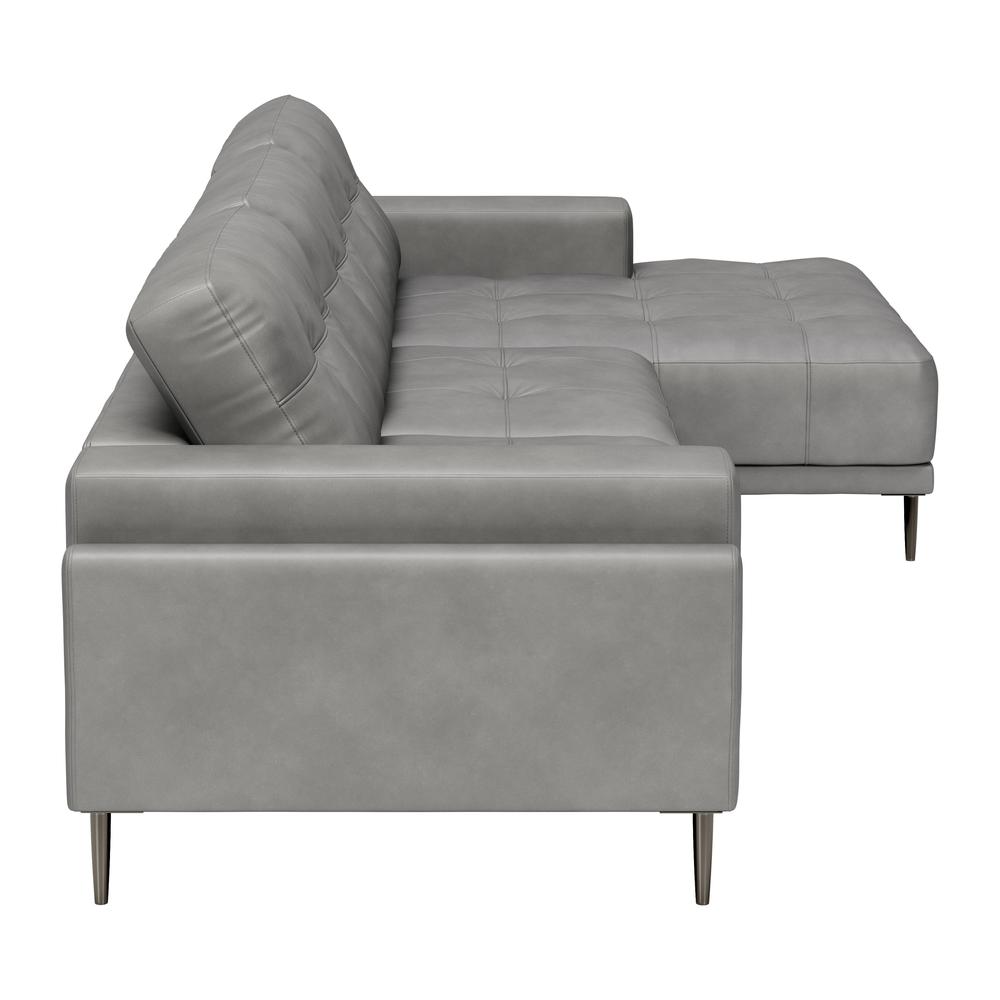 Bliss RAF Chaise Sectional Gray. Picture 4