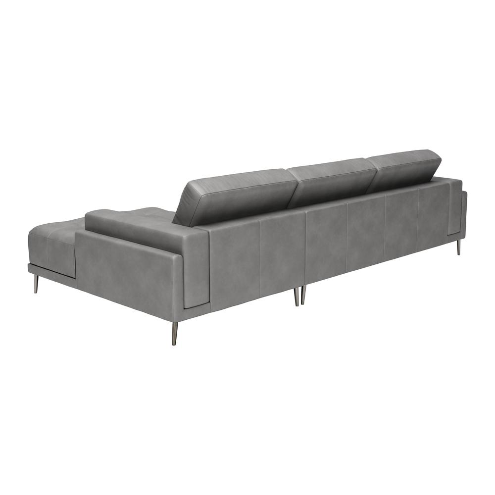Bliss RAF Chaise Sectional Gray. Picture 1