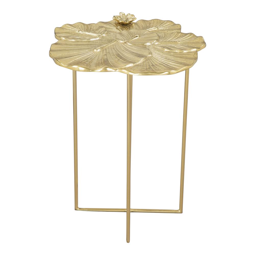 Lotus Side Table Gold. Picture 3