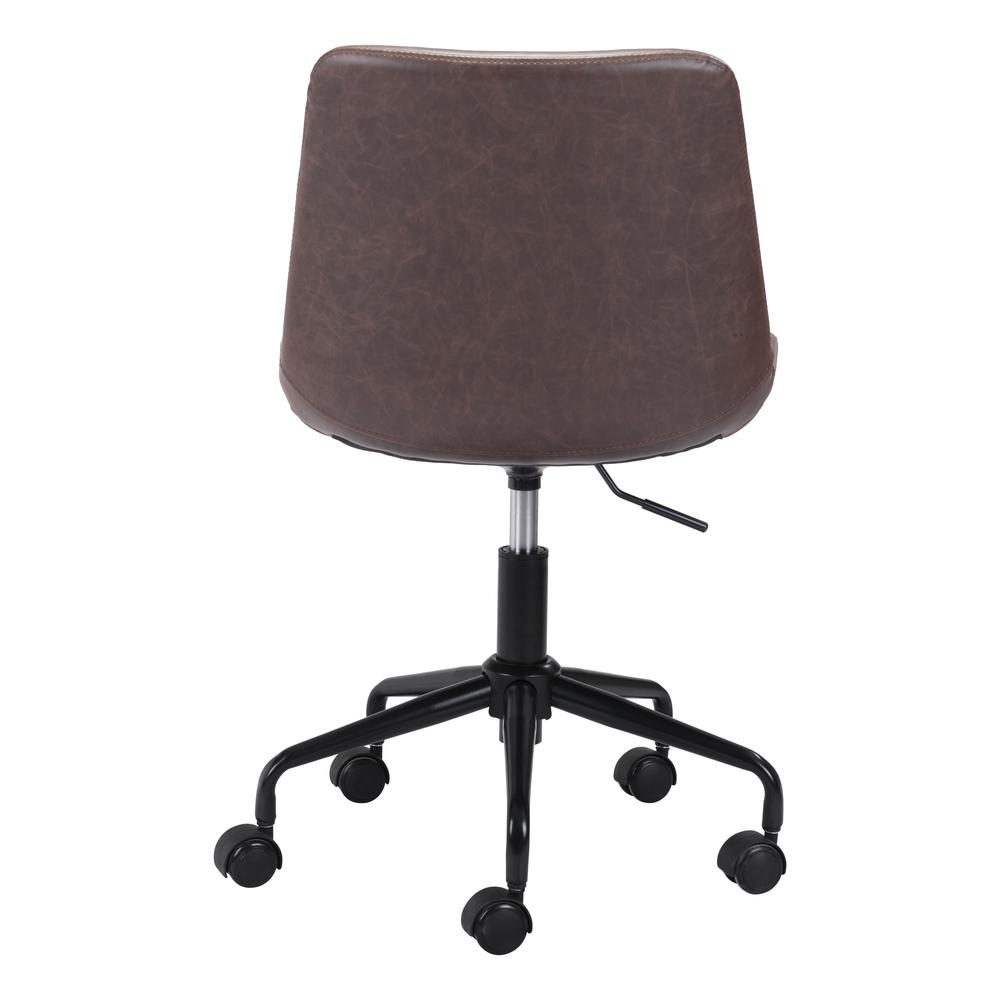 ComfortFlex Byron Mid-Back Office Chair - Brown, Belen Kox. Picture 4