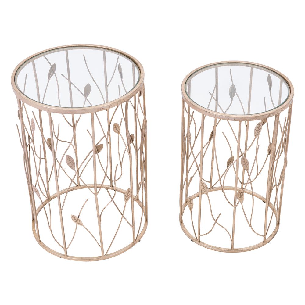 Sage Side Table Set (2-Piece) Gold. Picture 2