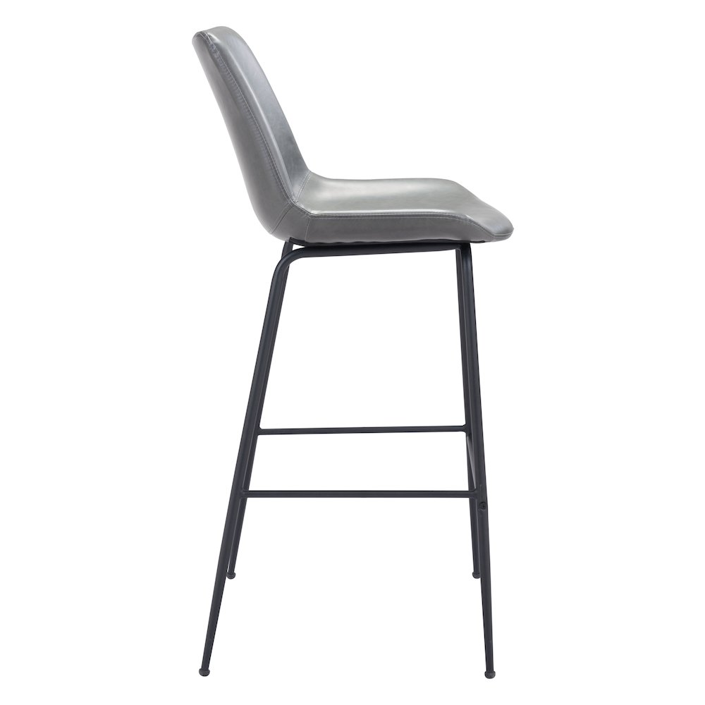 Byron Barstool Gray. Picture 2