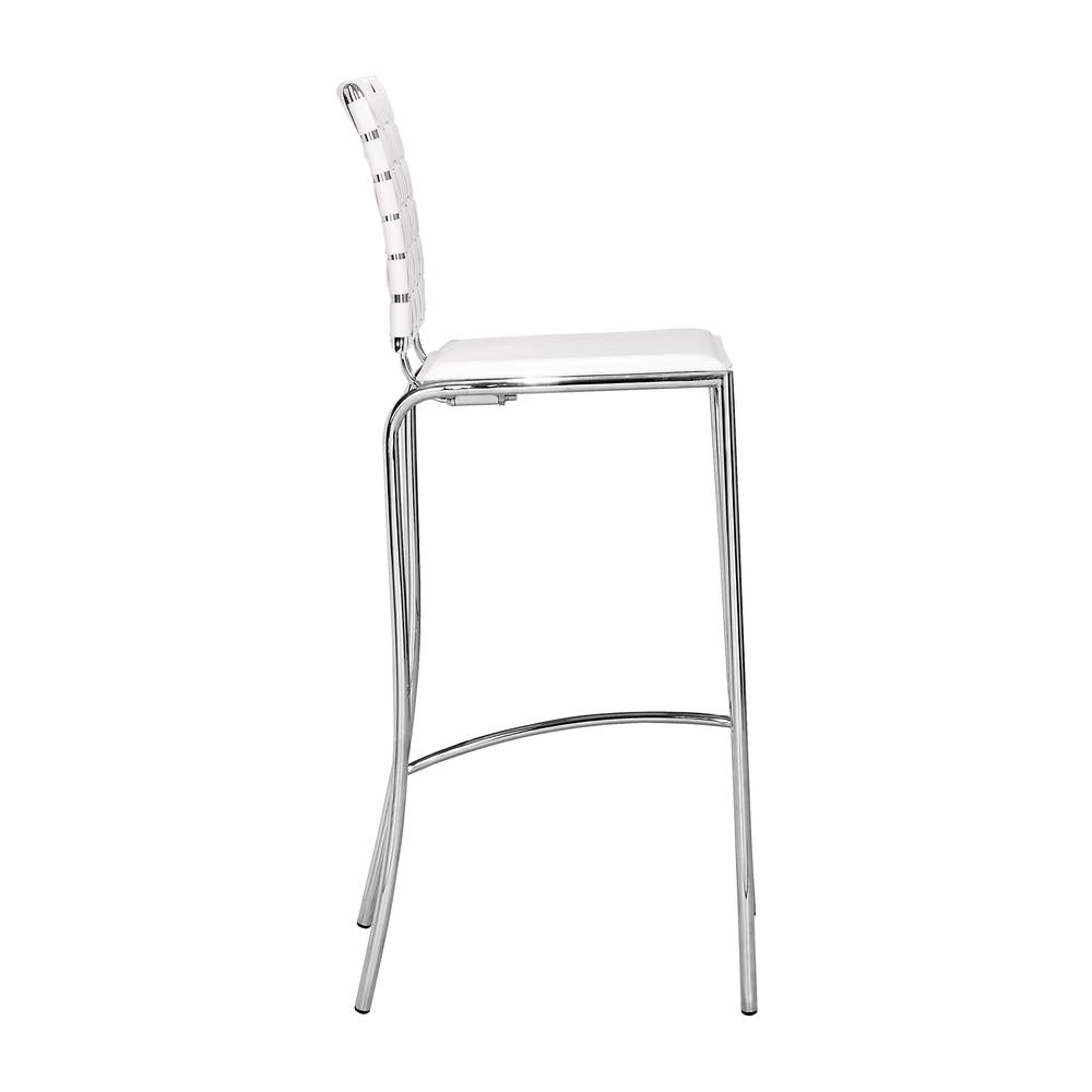 Criss Cross Bar Chair (Set of 2) White. Picture 3